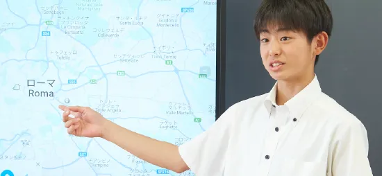 授業風景：社会科