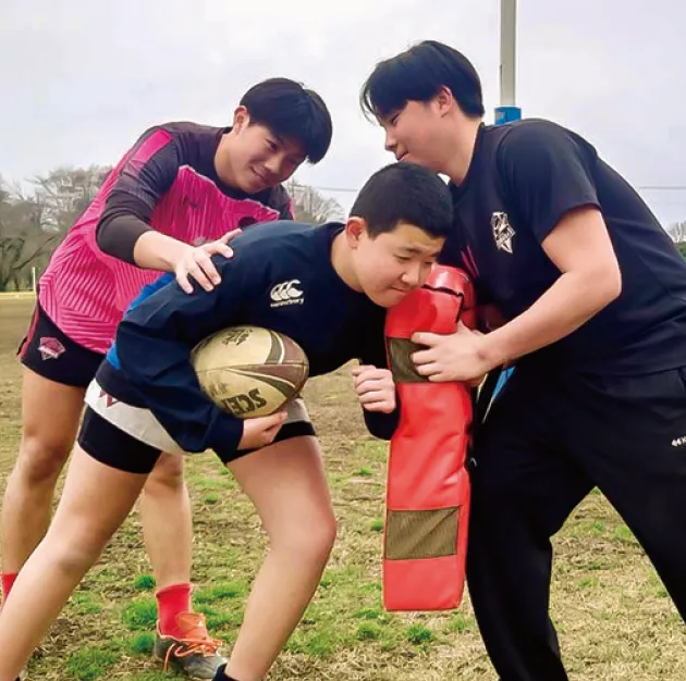 ラグビー部写真
