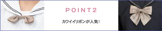 POINT2 カワイイリボンが人気！