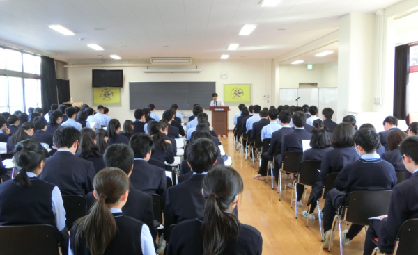 特選・特進・特S集会が行われました。