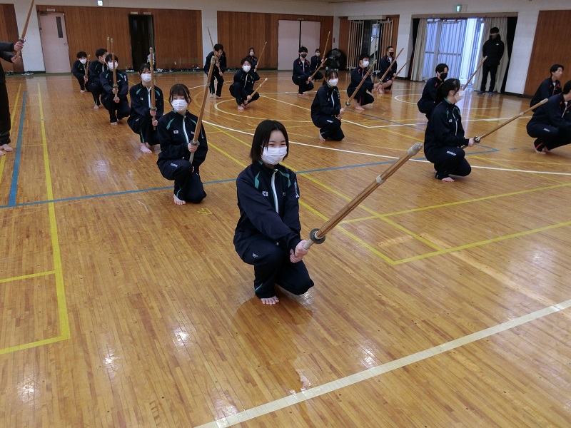 ３年ぶりに「寒稽古」を実施しました‼