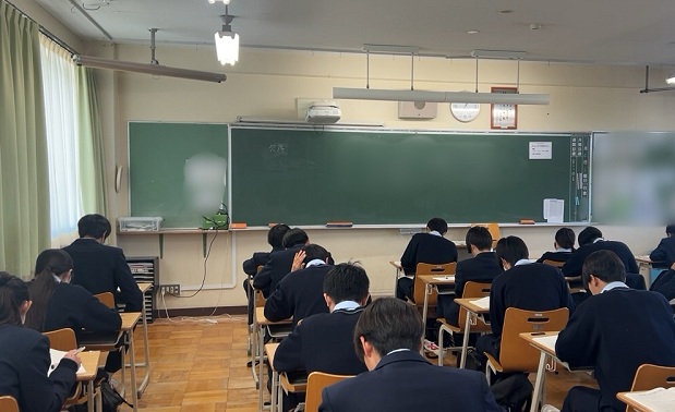 １・２年生のベネッセ模試を実施しました。