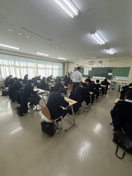 【期末考査が始まりました！】