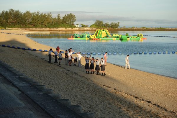 修学旅行最終日　谷茶の海も今日でお別れ